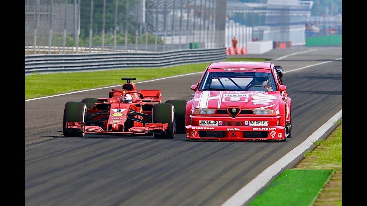 155 Ti Dtm vs Ferrari F1 2018.jpg