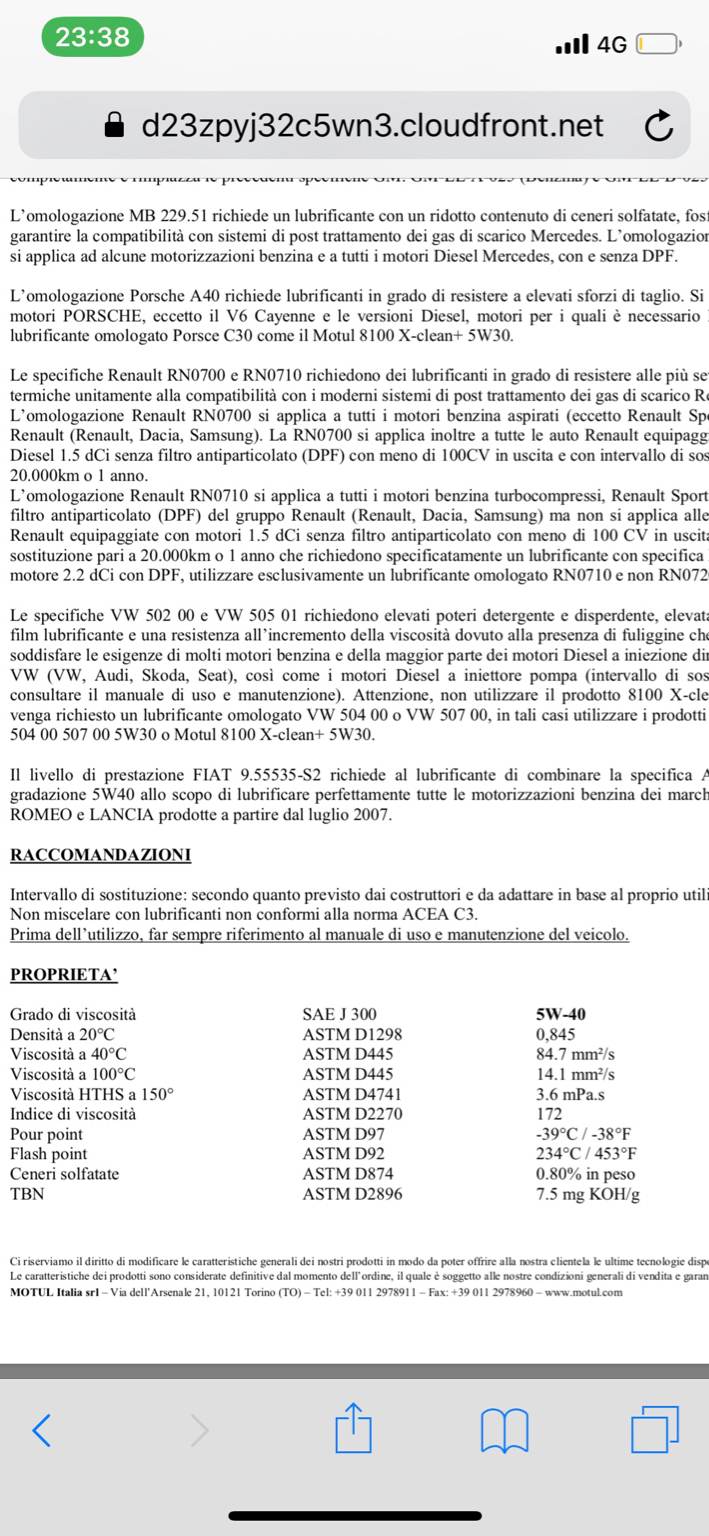 Olio per motore JTDm2 - 1.6 JTDm2 2.0 JTDm2 - ClubAlfa