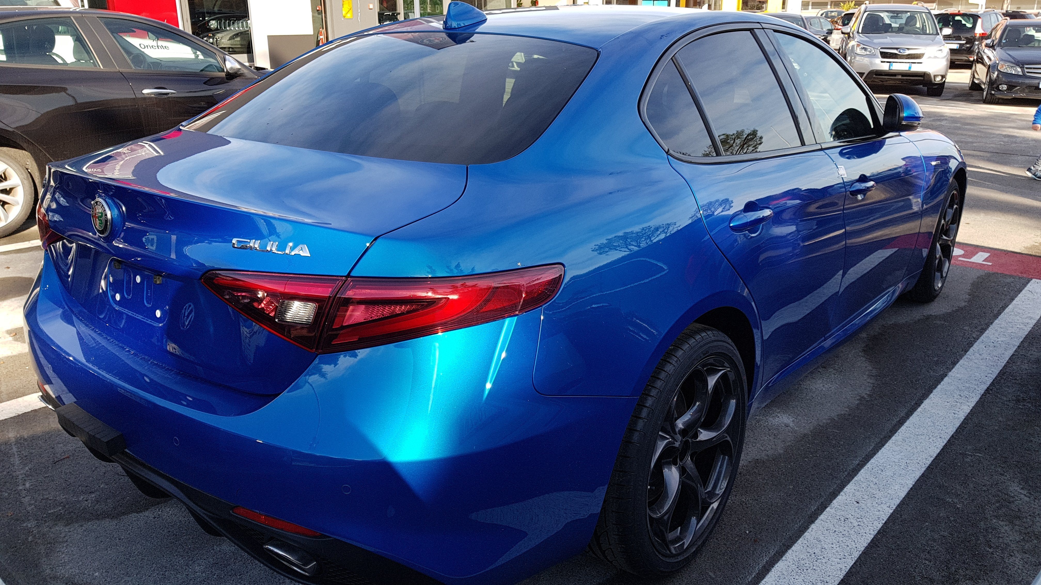 Alfa Romeo Giulia 2 2 Mjet 210cv At8 Veloce Blu