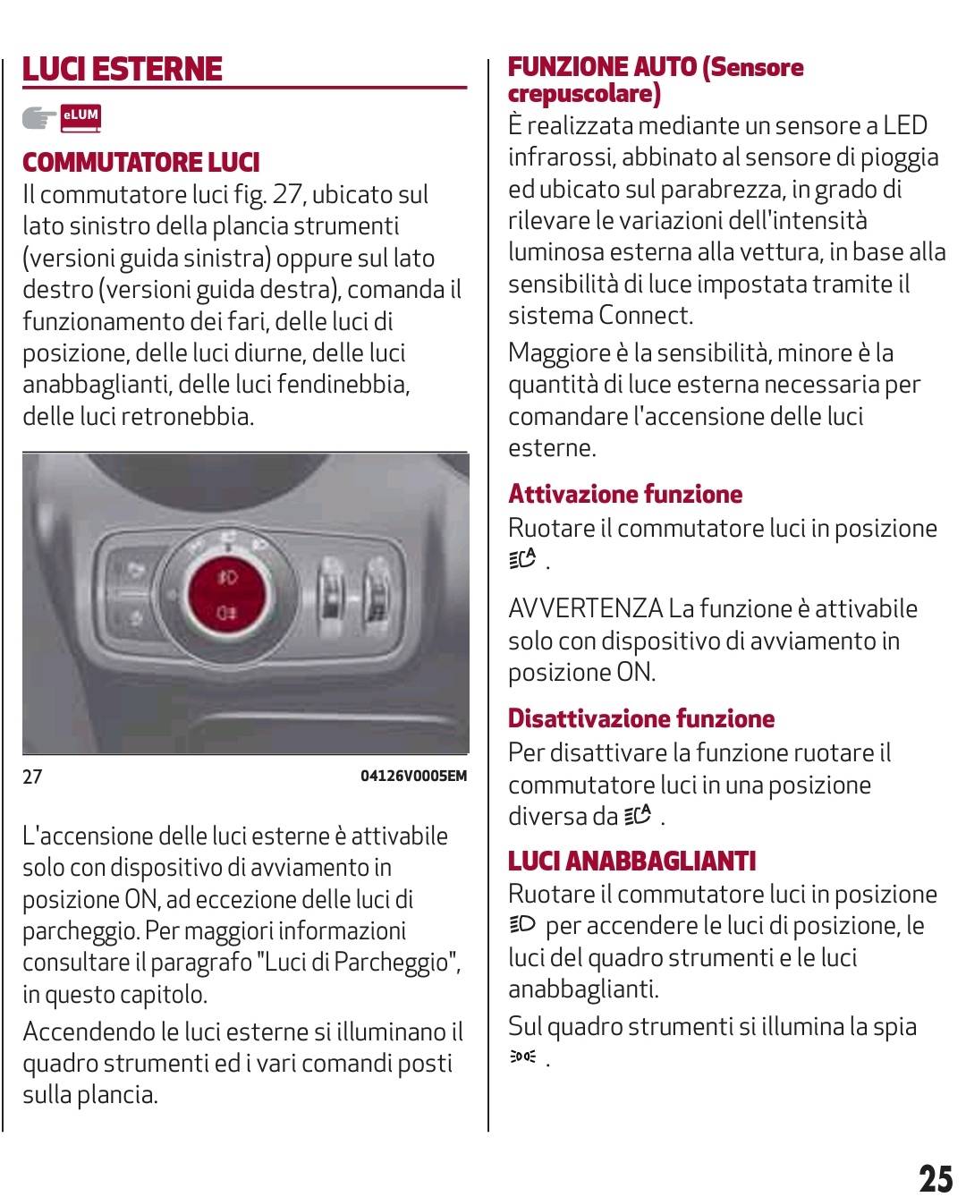 Luci automatiche e nebbia di giorno - ClubAlfa.it Forum