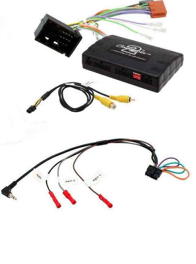 Kit montaggio autoradio Fiat Punto 2 e 3 con mascherina adattatore antenna  e chi