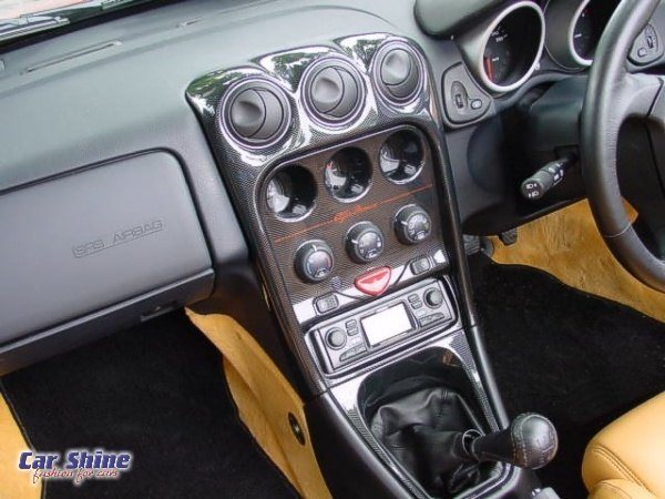 GTV - Accessori Alfa Romeo Zender (pomello, pedali, cromature, plancia  carbonio)